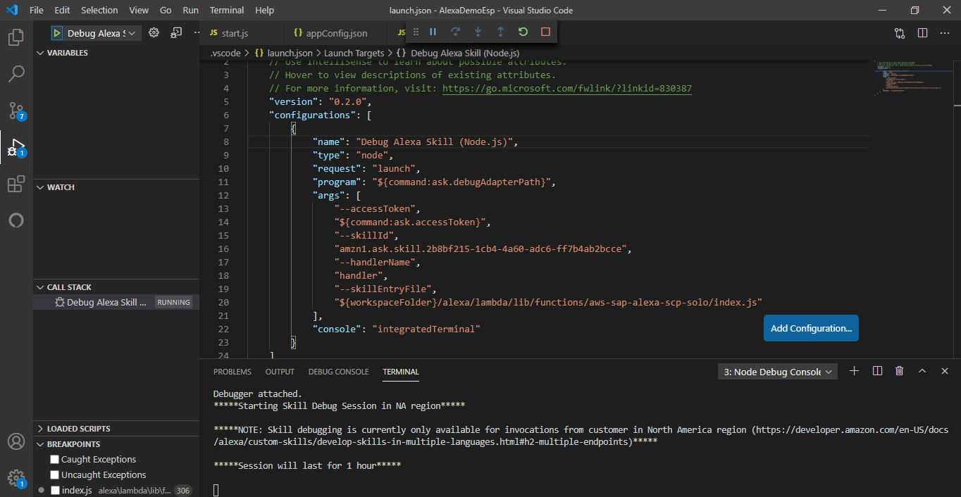 Alexa Developer Console Hangs When Returning Response From Local Debugger Issue 660 Alexa Alexa Skills Kit Sdk For Nodejs Github