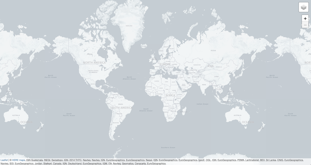 The leaflet map The leaflet map