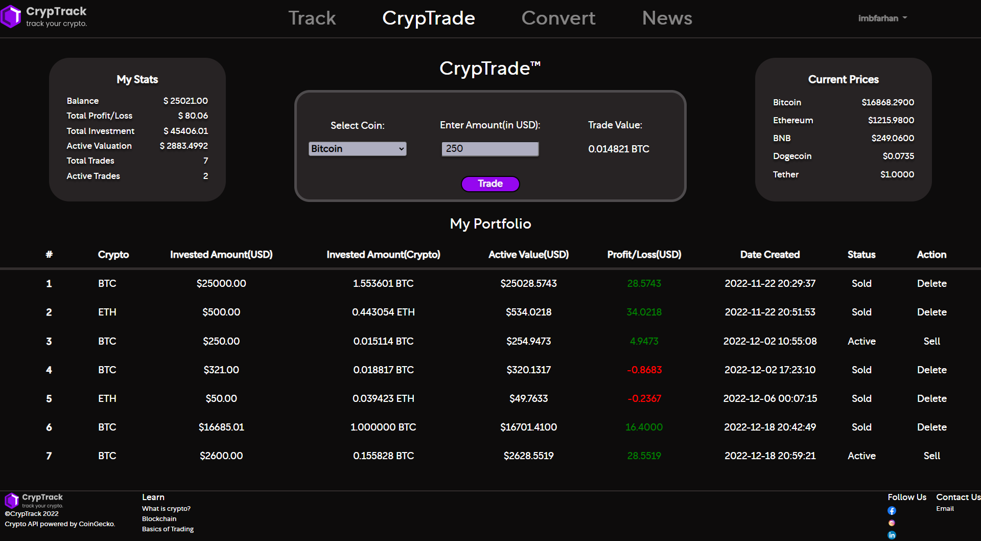 CrypTrade