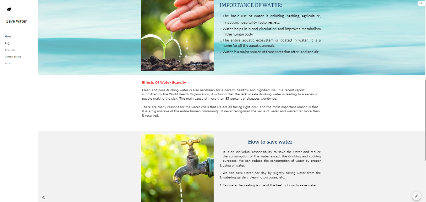 home page water1