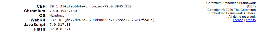  CefSharp Version 79.1.35 