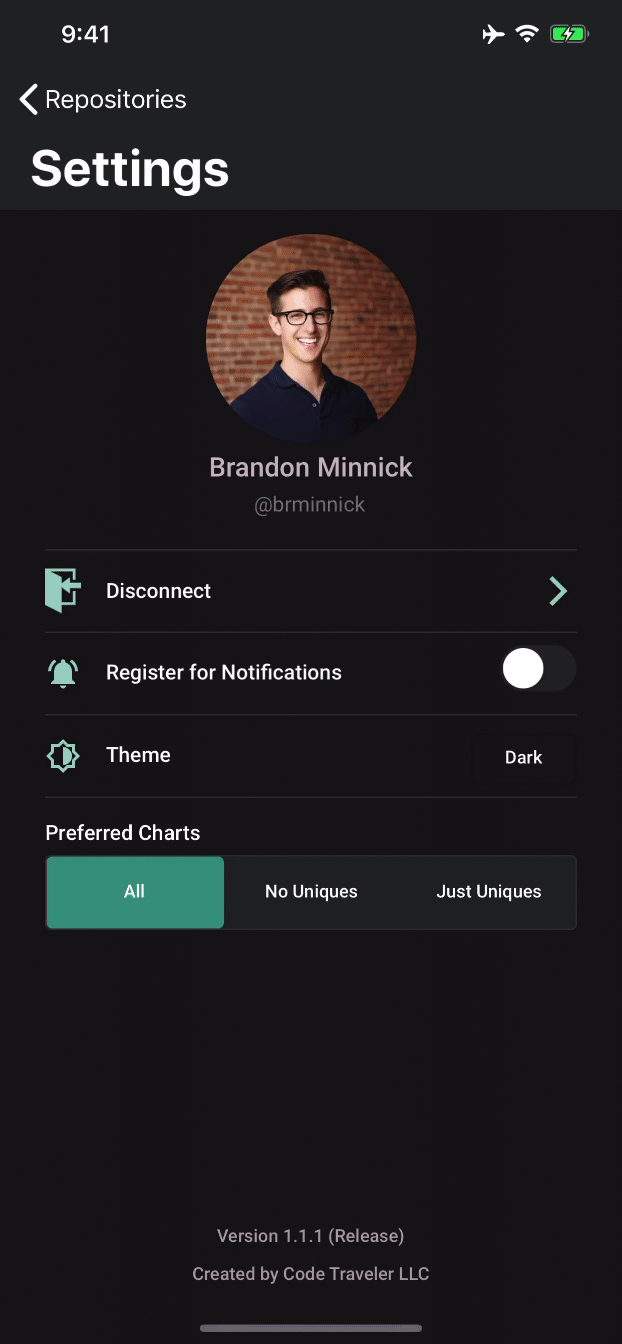 Repositories Dark
