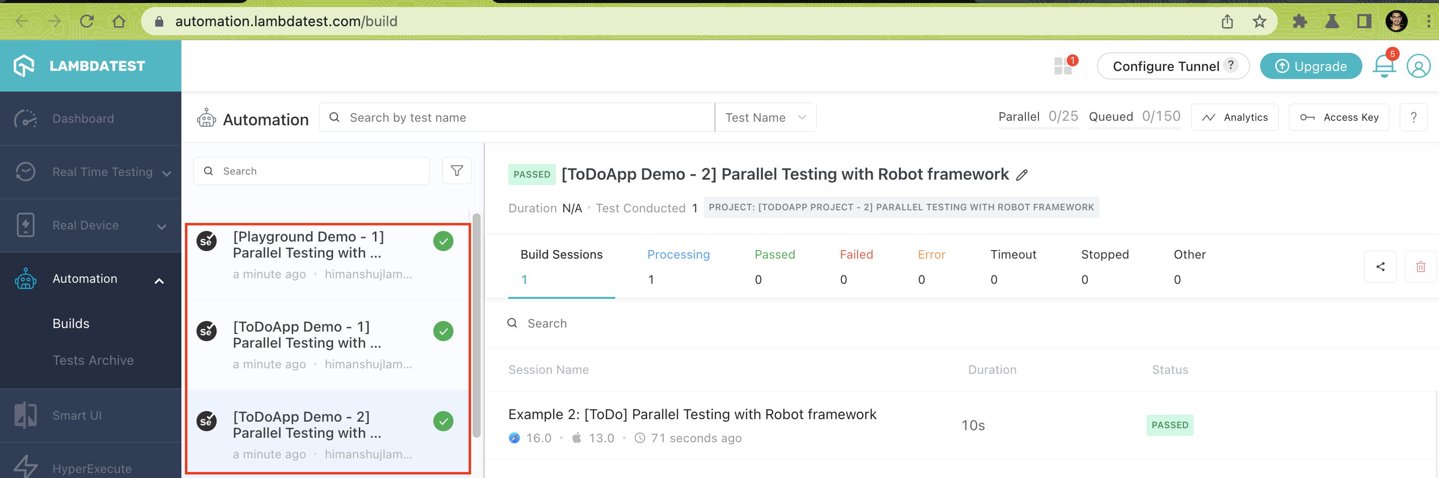 Robot_Test_Level_Execution_Completion