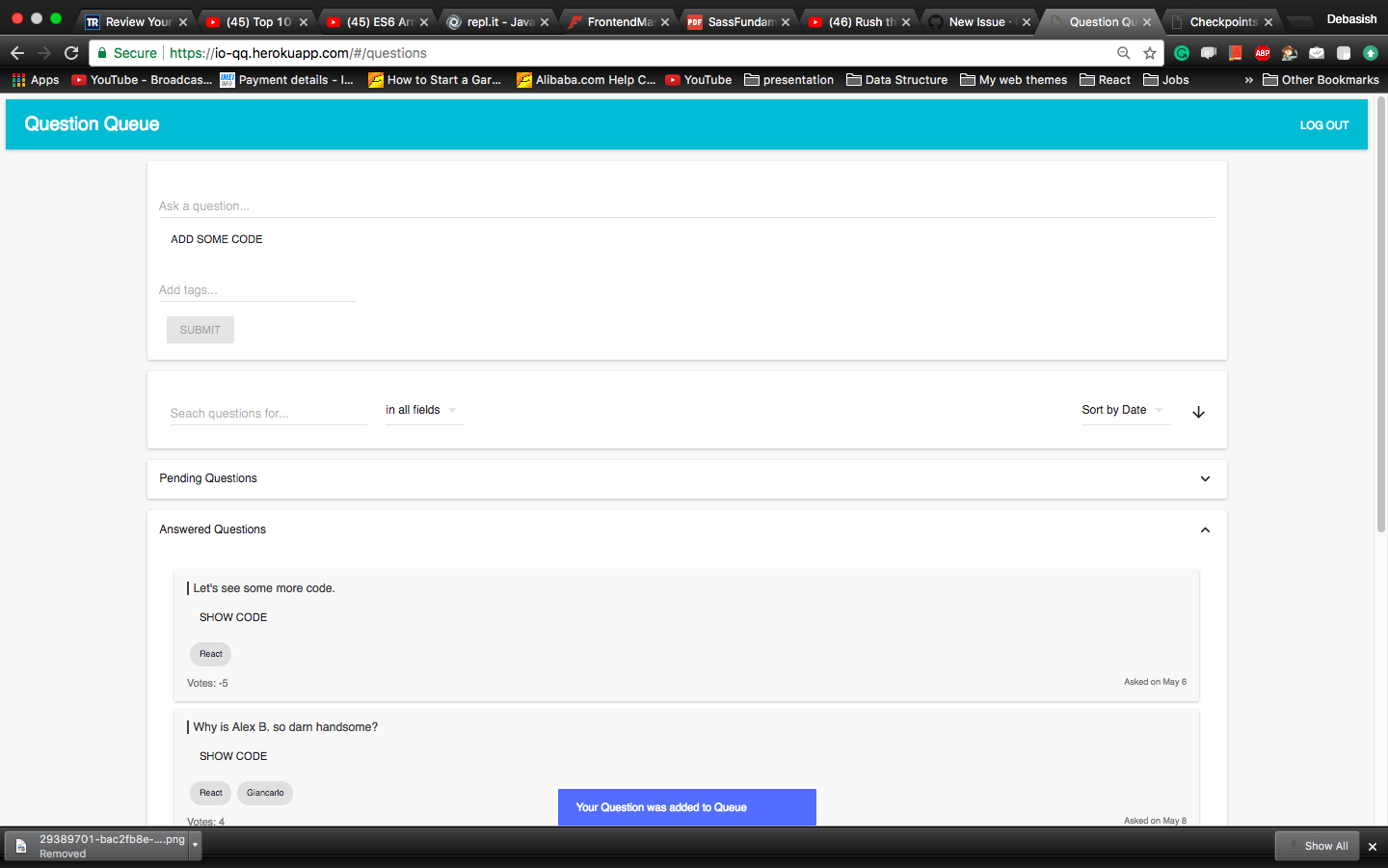 screen shot 3