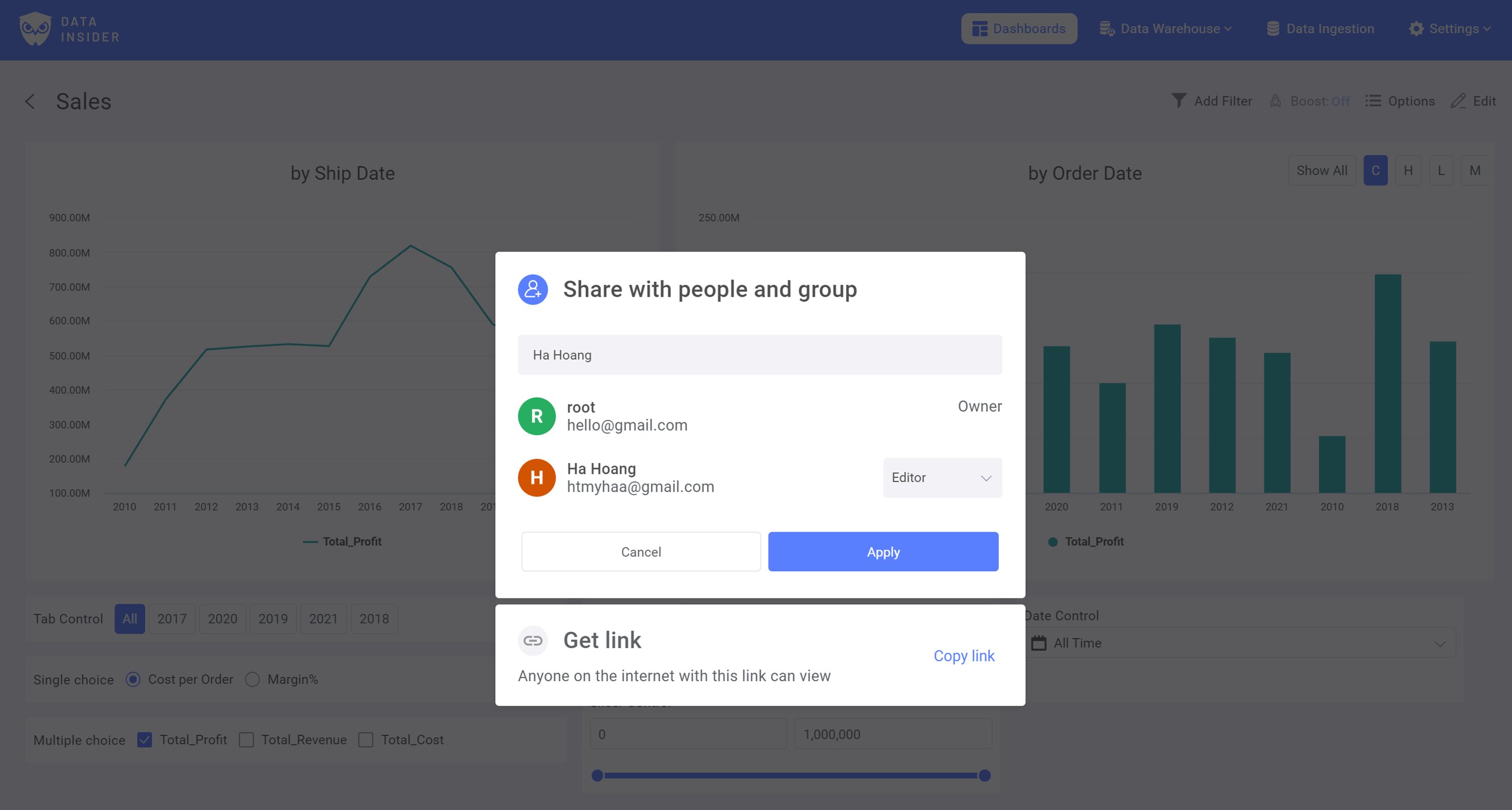 Share & Collaborate with Others