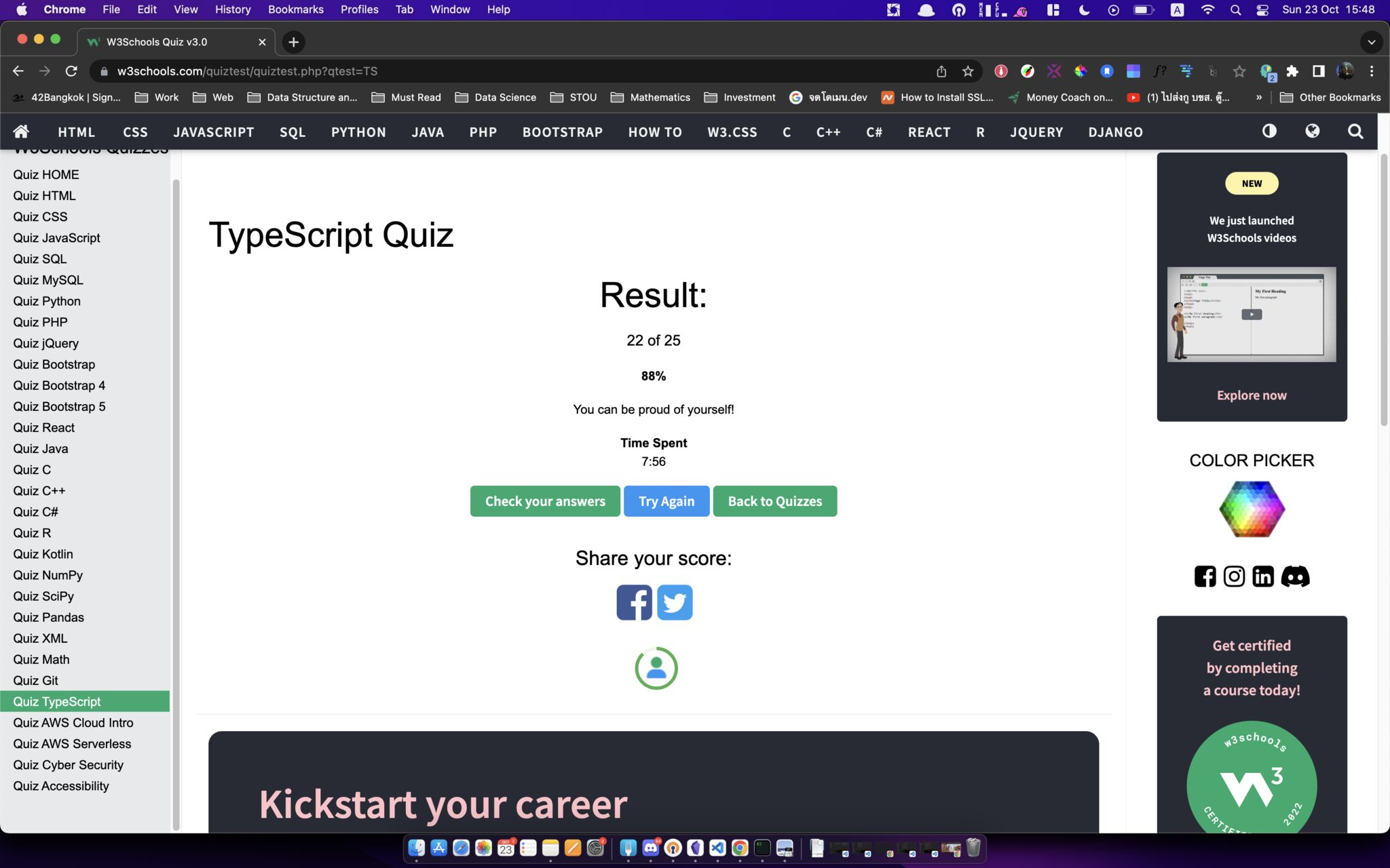 My TypeScript's Assessment