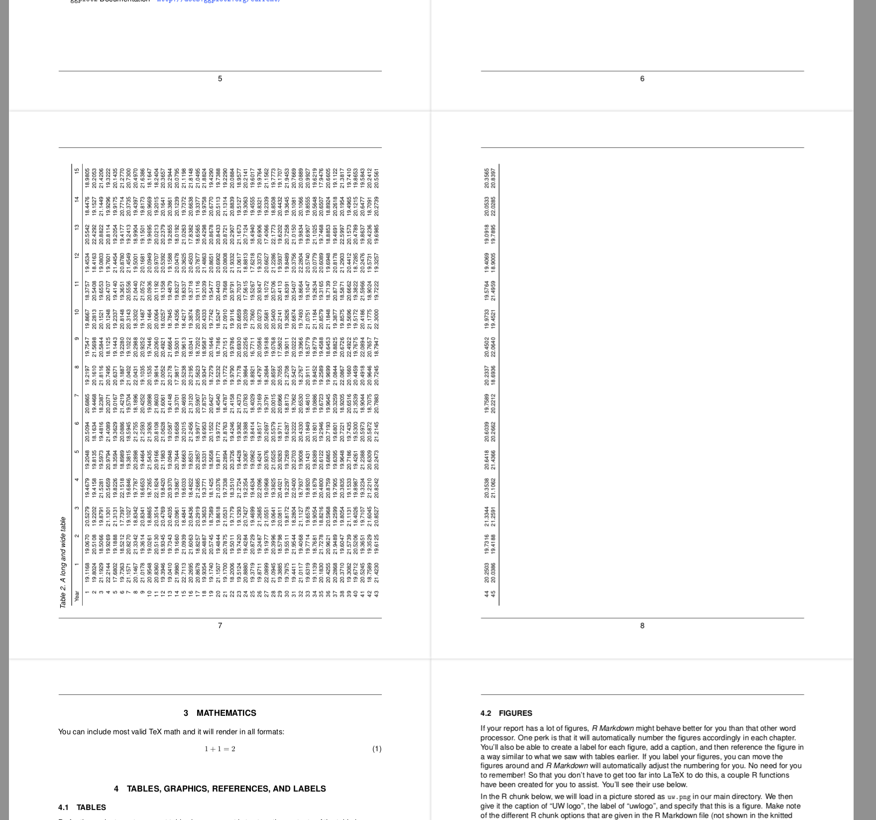 Xtable Caption 5 Xtable Caption 5