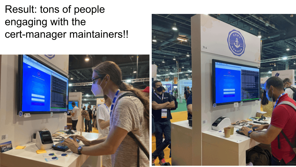 Print your cert, KubeCon 2022 Valencia (2)