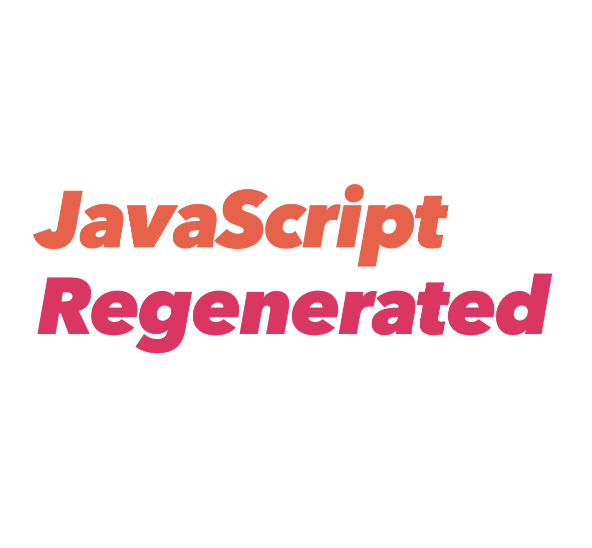 JavaScript Regenerated logo