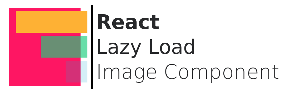 React Lazy Load Image Component Logo