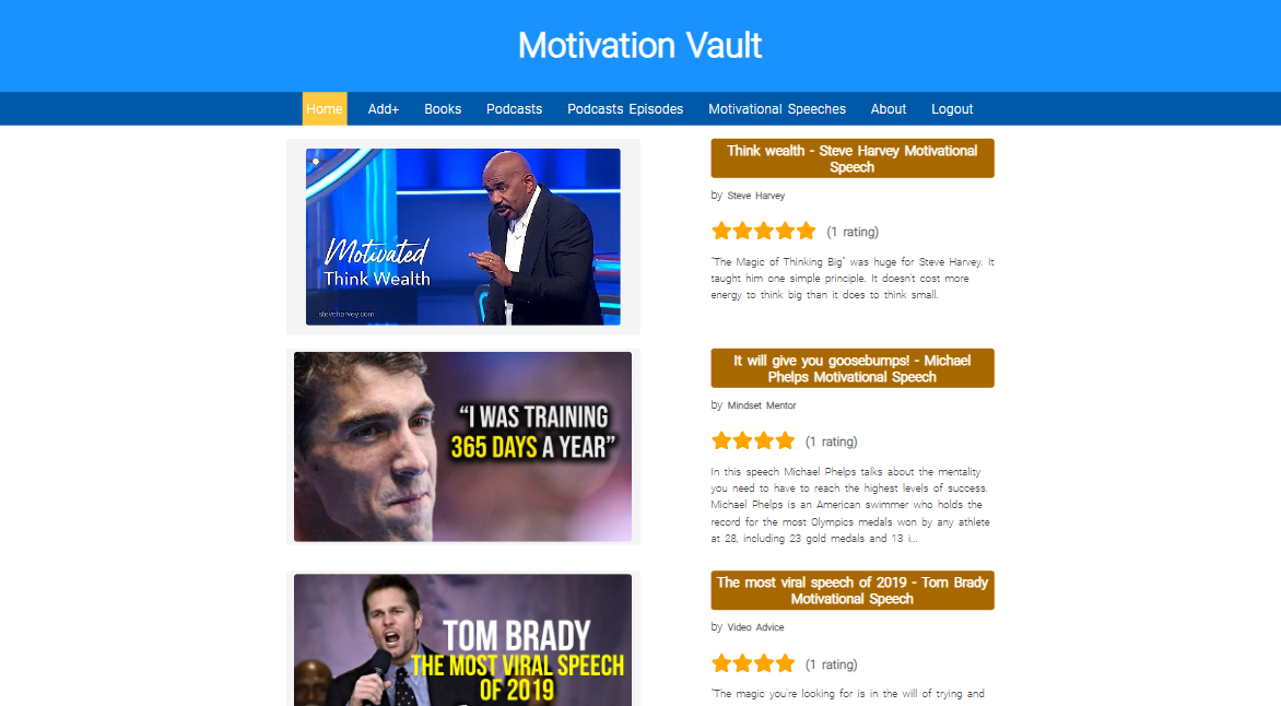 Motivation Vault Desktop
