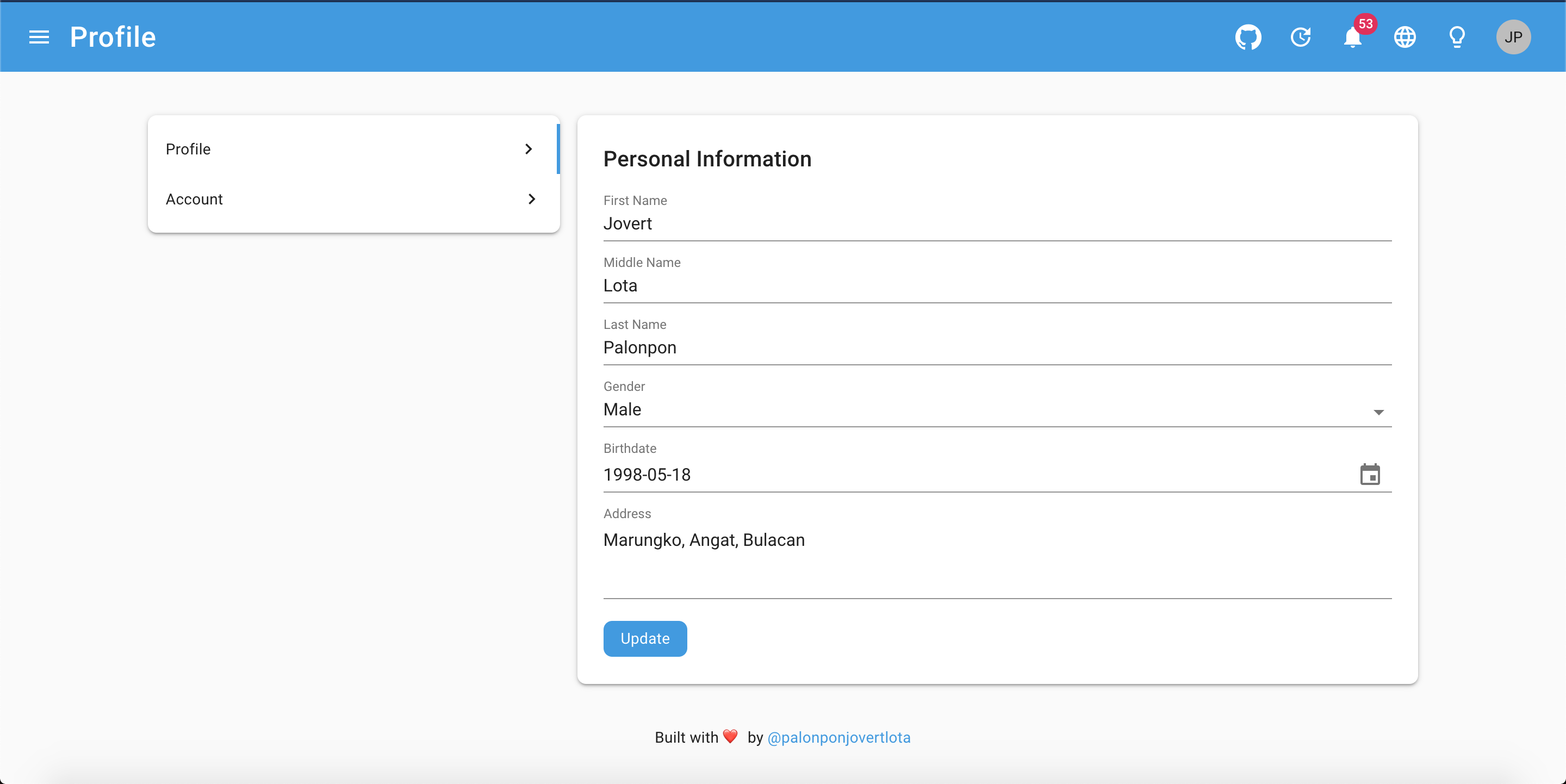 Laravel React Admin