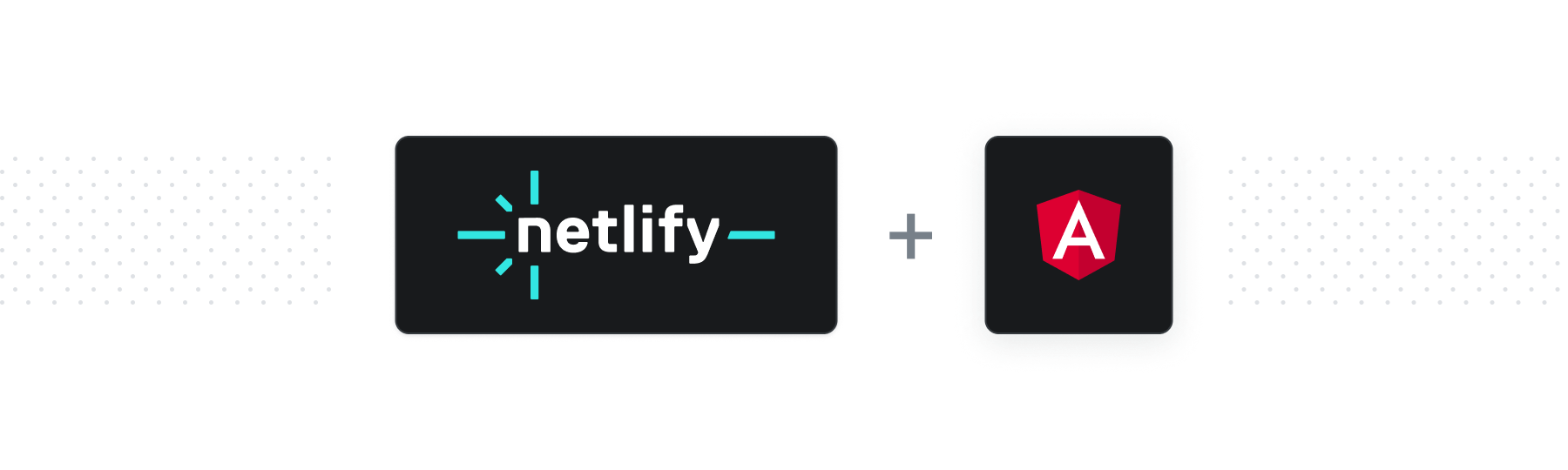 netlify + angular logo