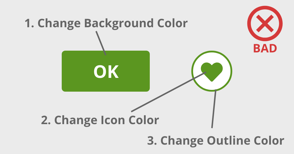 Change the color to green