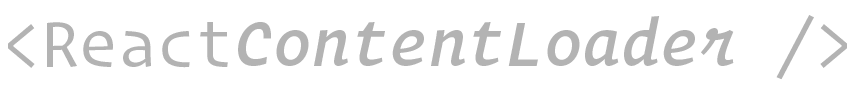 react-content-loader