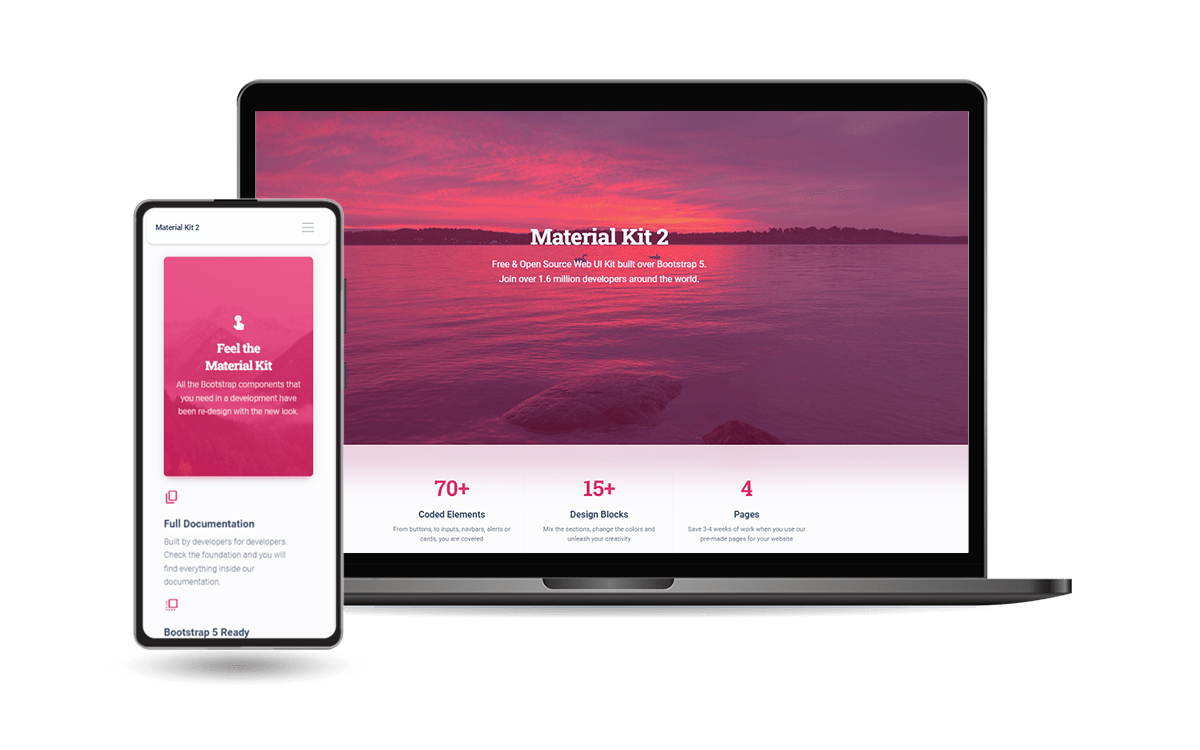 Material Kit - Starter generated by AppSeed.