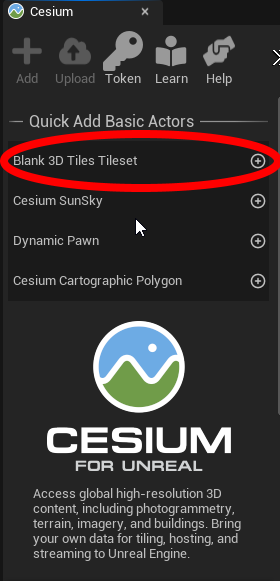 CesiumUnrealAdd3dTiles