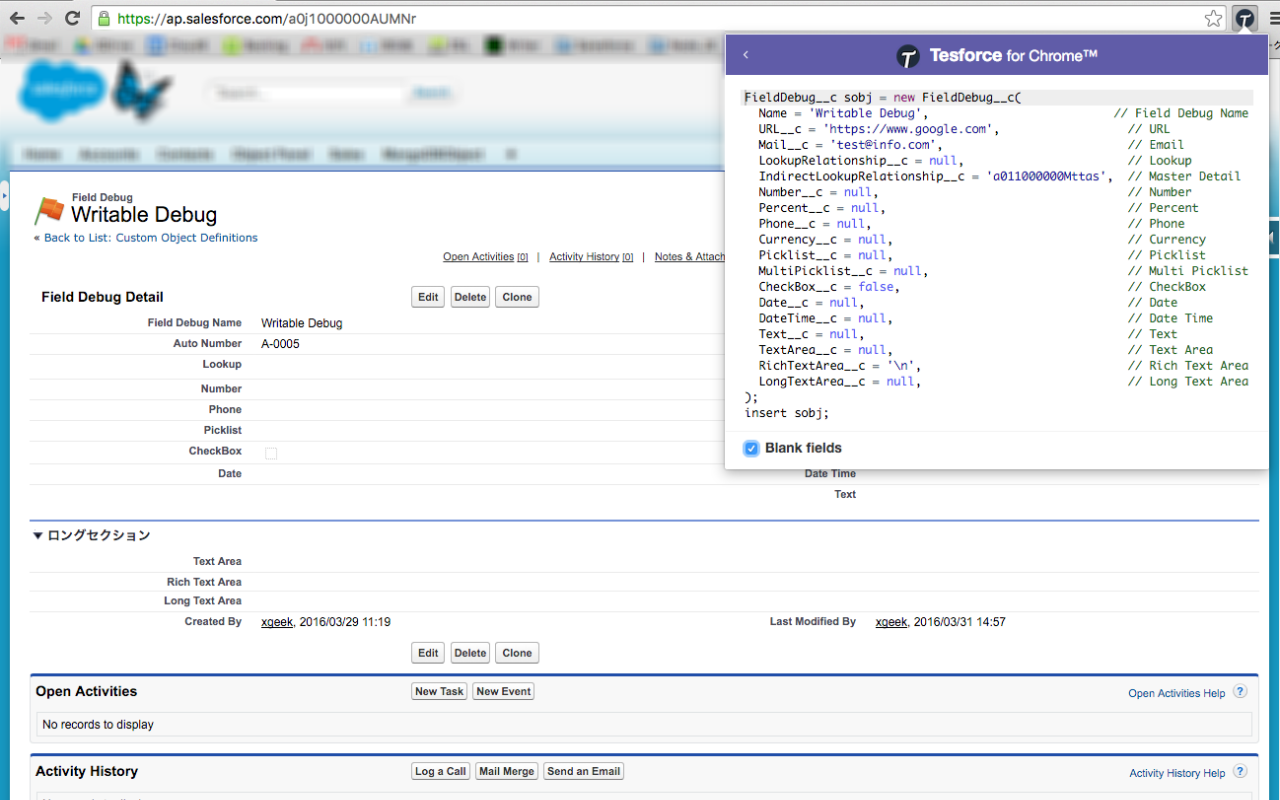 Saleforce-DevTools-Apex-Code-Generator