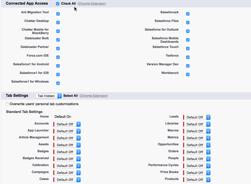 Salesforce-DevTools-All-Check