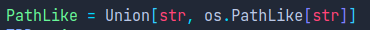 PathLike with the implemented fix