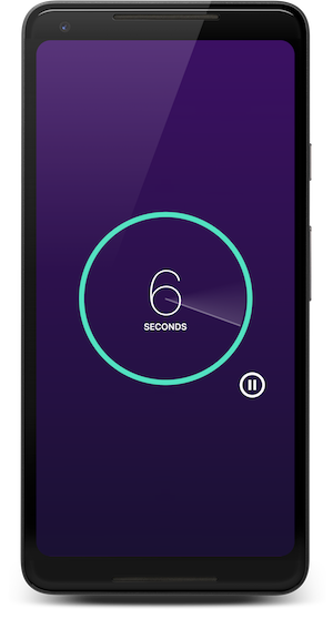 Screenshot of a stopwatch web app that uses the Actor model