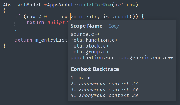 Sublime Text screenshot