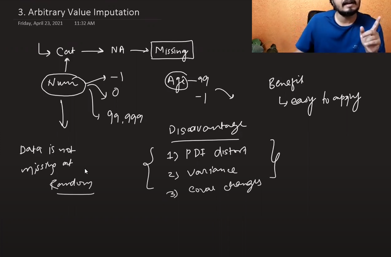 arbitary value imputation