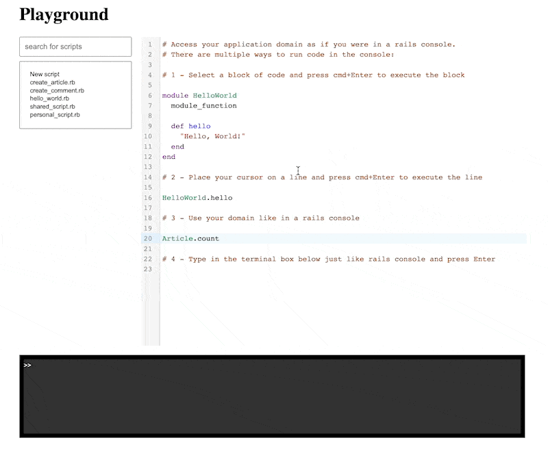 playground-demo