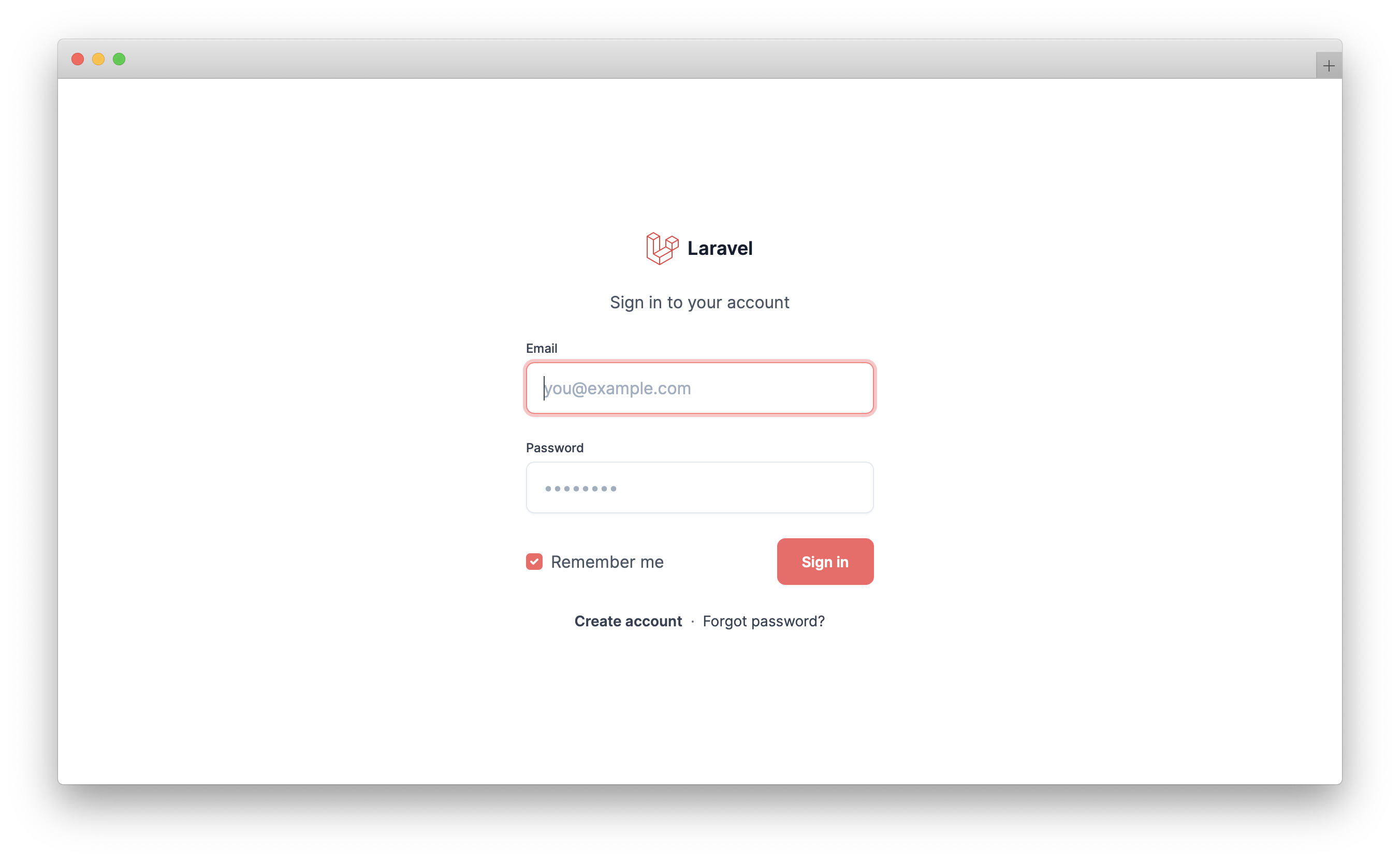Login View
