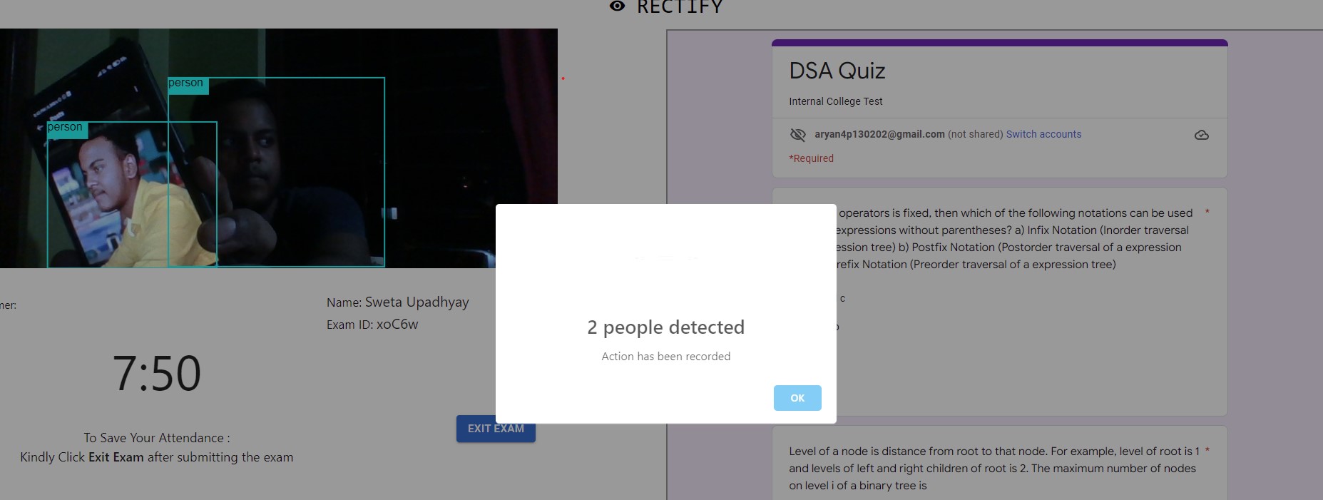 multiple face detection