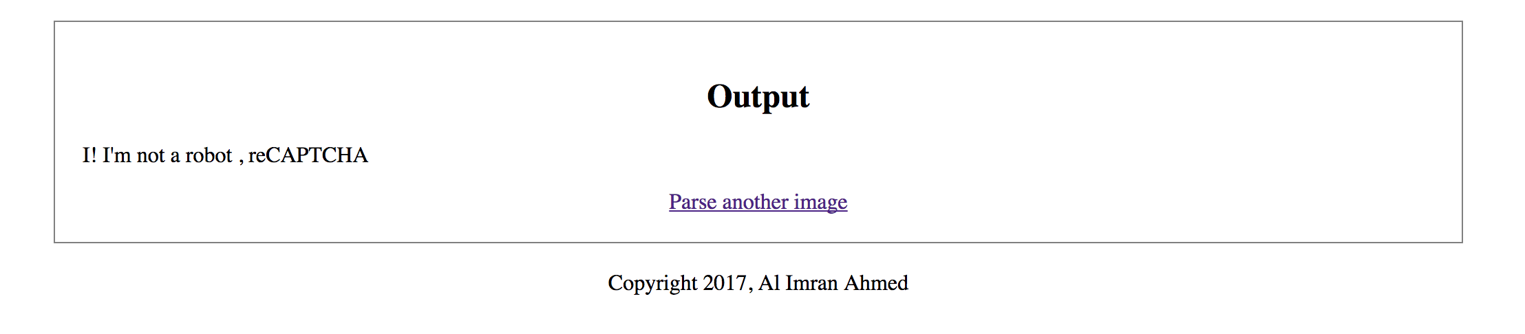output