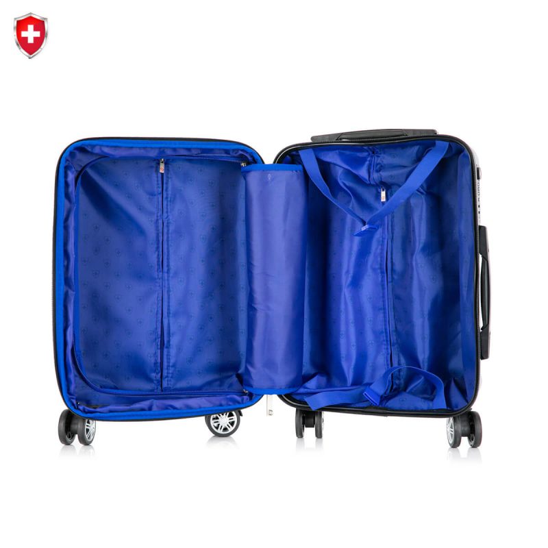 1 4670 סט של 2 מזוודות יוקרתיות 24″ ו 28″ – (iFly2 (24+28) כחול