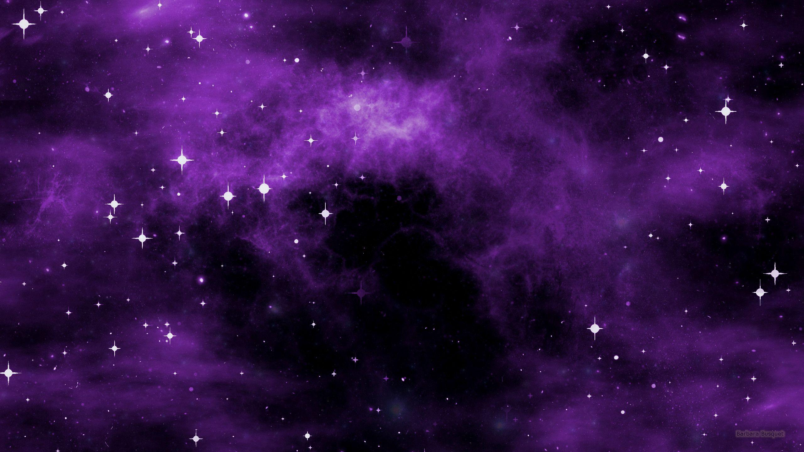 Wallpaper Hd Light Purple Galaxy