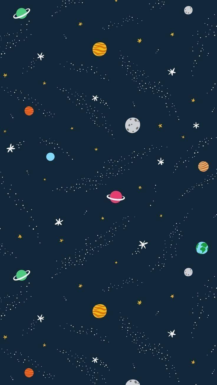 Galaxy Space Alien Wallpaper