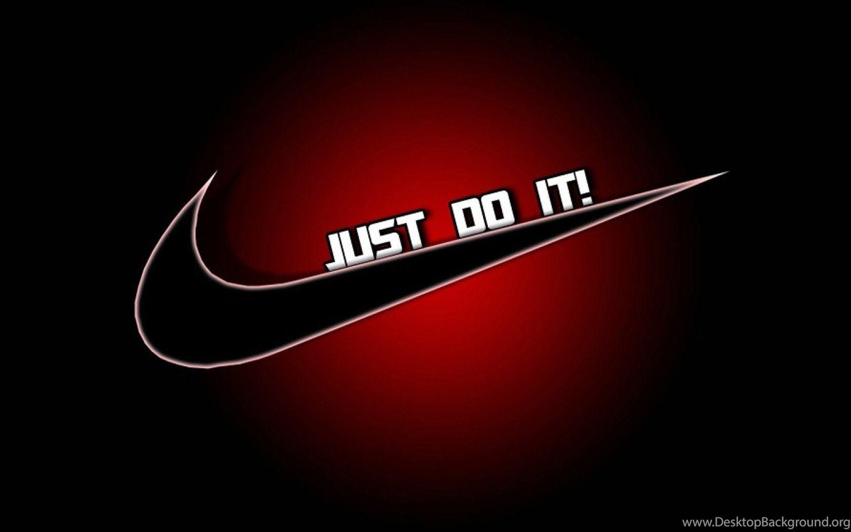 Wallpaper Nike Logo Red