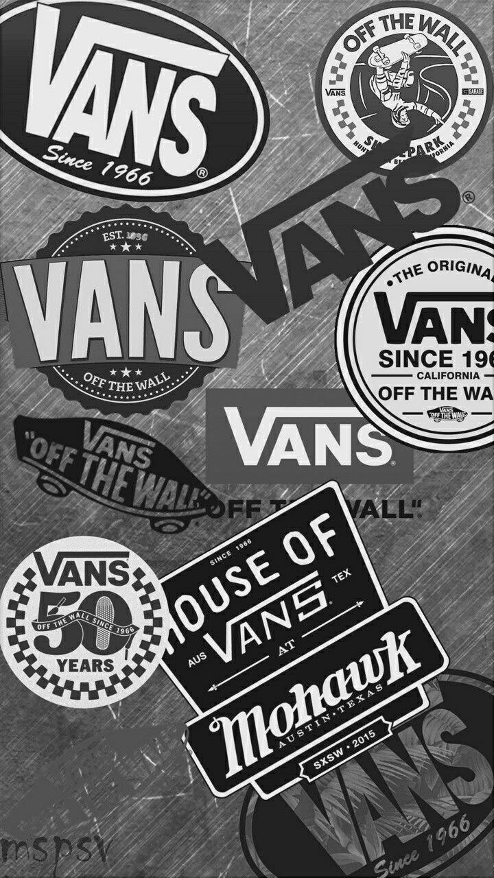 black and white vans wallpaper