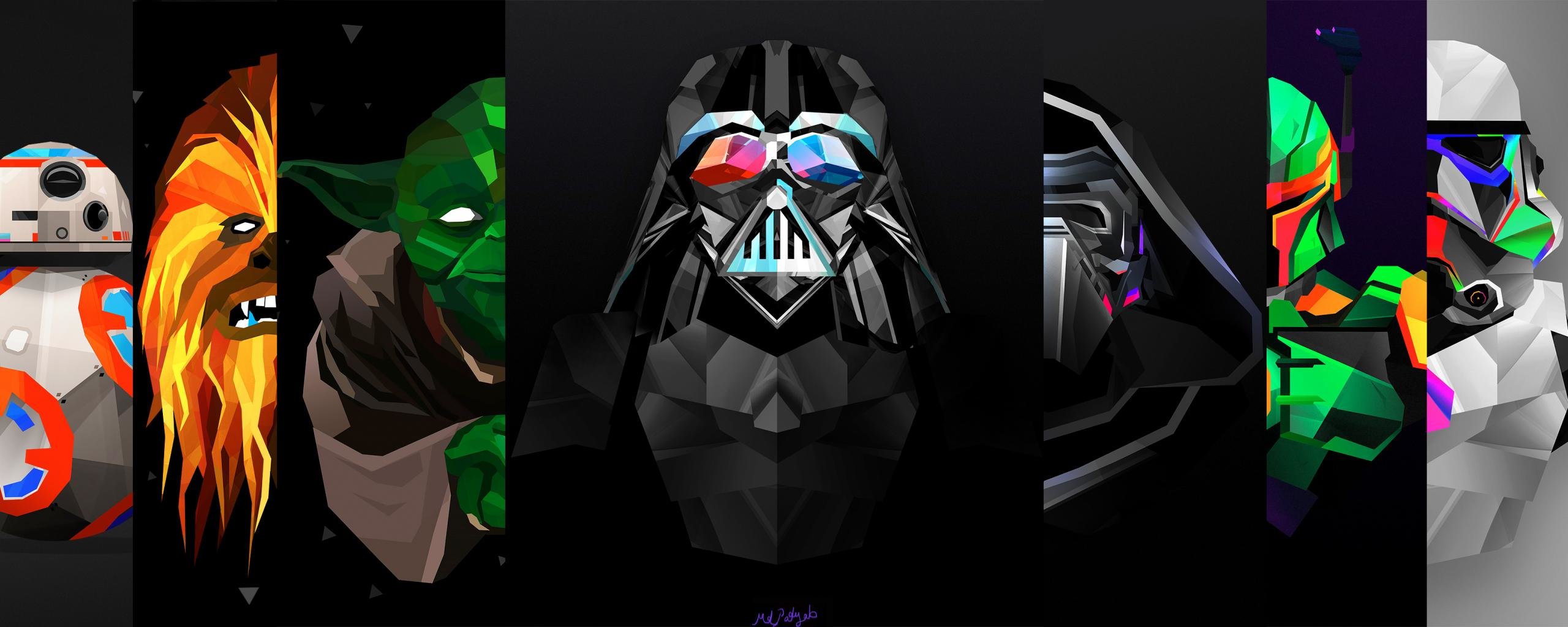 Darth Vader Dual Monitor Wallpaper