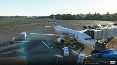 KHVN Tweed New Haven Airport - Microsoft Flight Simulator screenshot