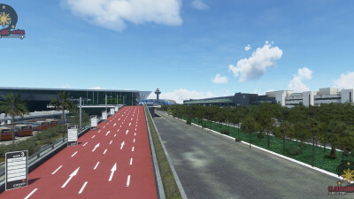 WSSS Singapore Changi Airport - Microsoft Flight Simulator screenshot