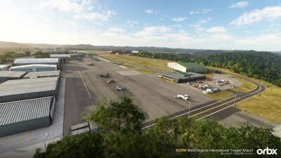 KCRW West Virginia International Yeager Airport - Microsoft Flight Simulator screenshot