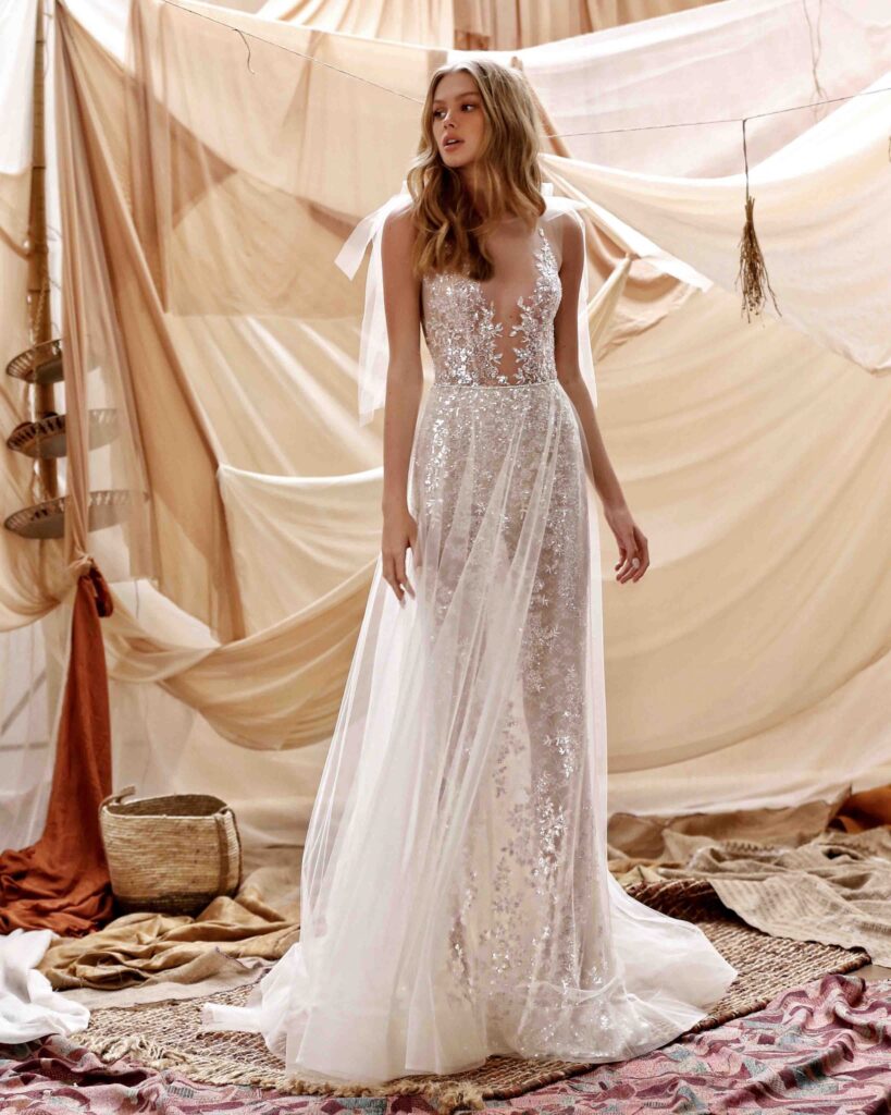 berta muse 2021 wedding dress grace lace tulle a-line
