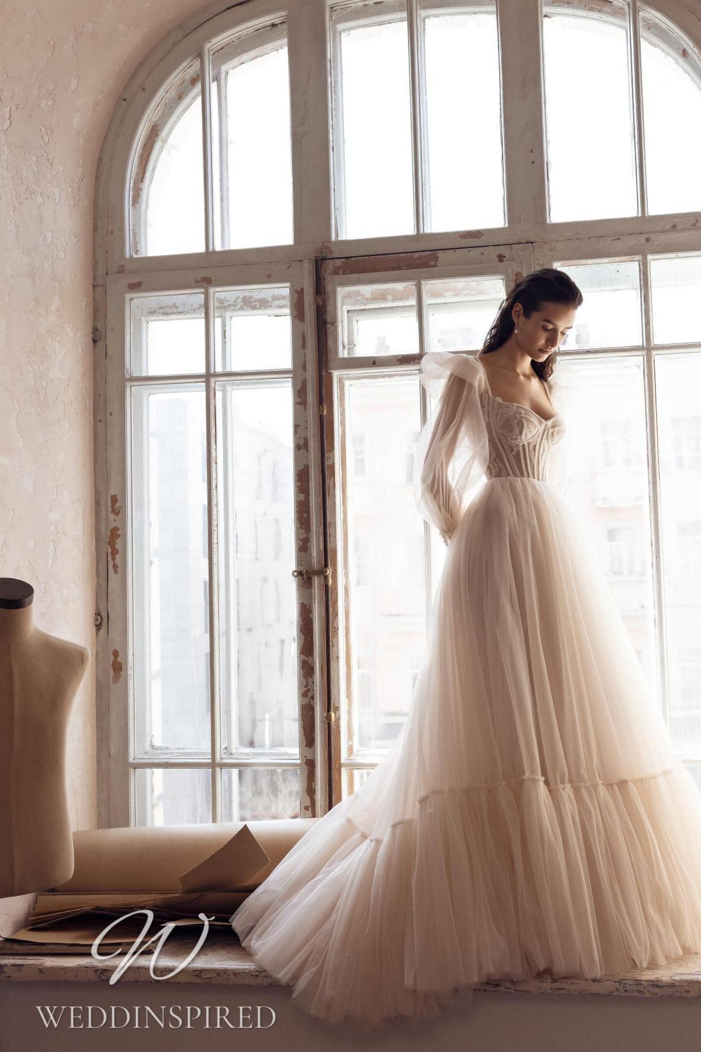 Ricca Sposa 2022 wedding dresses mavie boho tulle A-line long sleeves