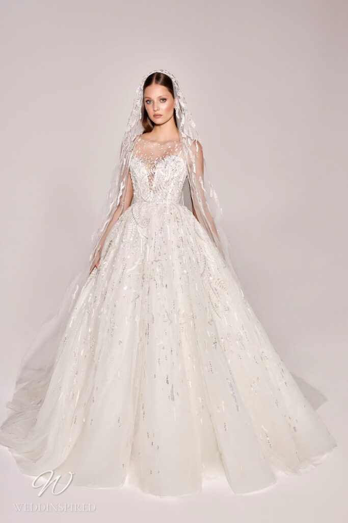 zuhair murad wedding dress 2023 lace tulle princess ball gown