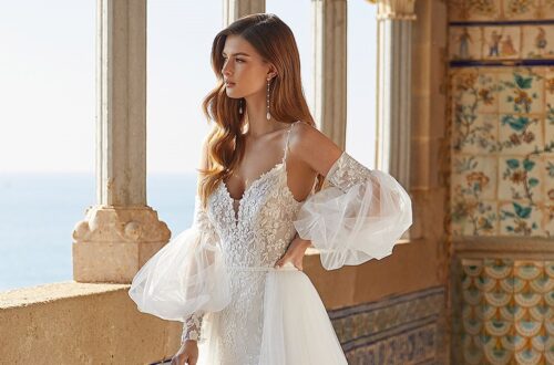 aire barcelona beach wedding dress 2023