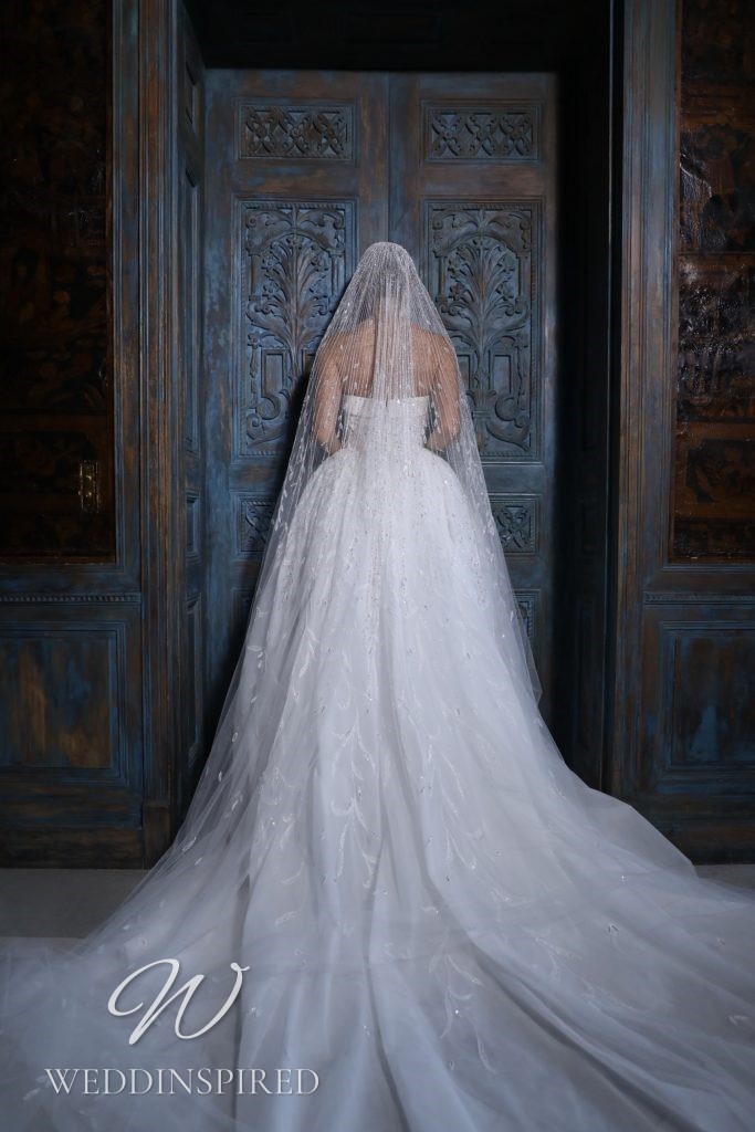 georges hobeika 2021 wedding dress tulle princess strapless