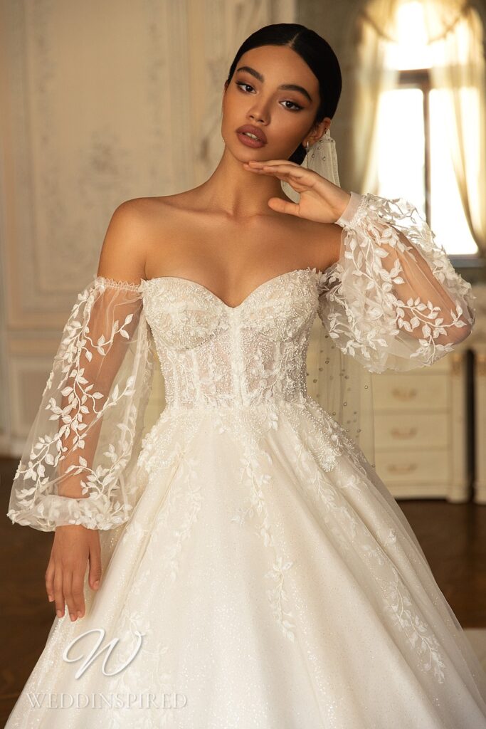 wona concept wedding dress 2021 tulle lace a-line off the shoulder princess