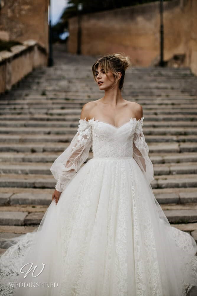 milla nova 2022 wedding dress savine boho tulle princess