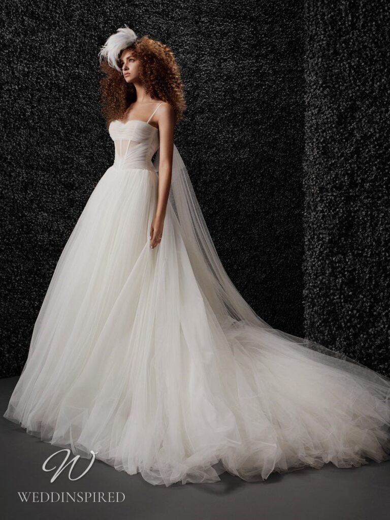 vera wang 2022 wedding dress scarlett tulle princess ball gown