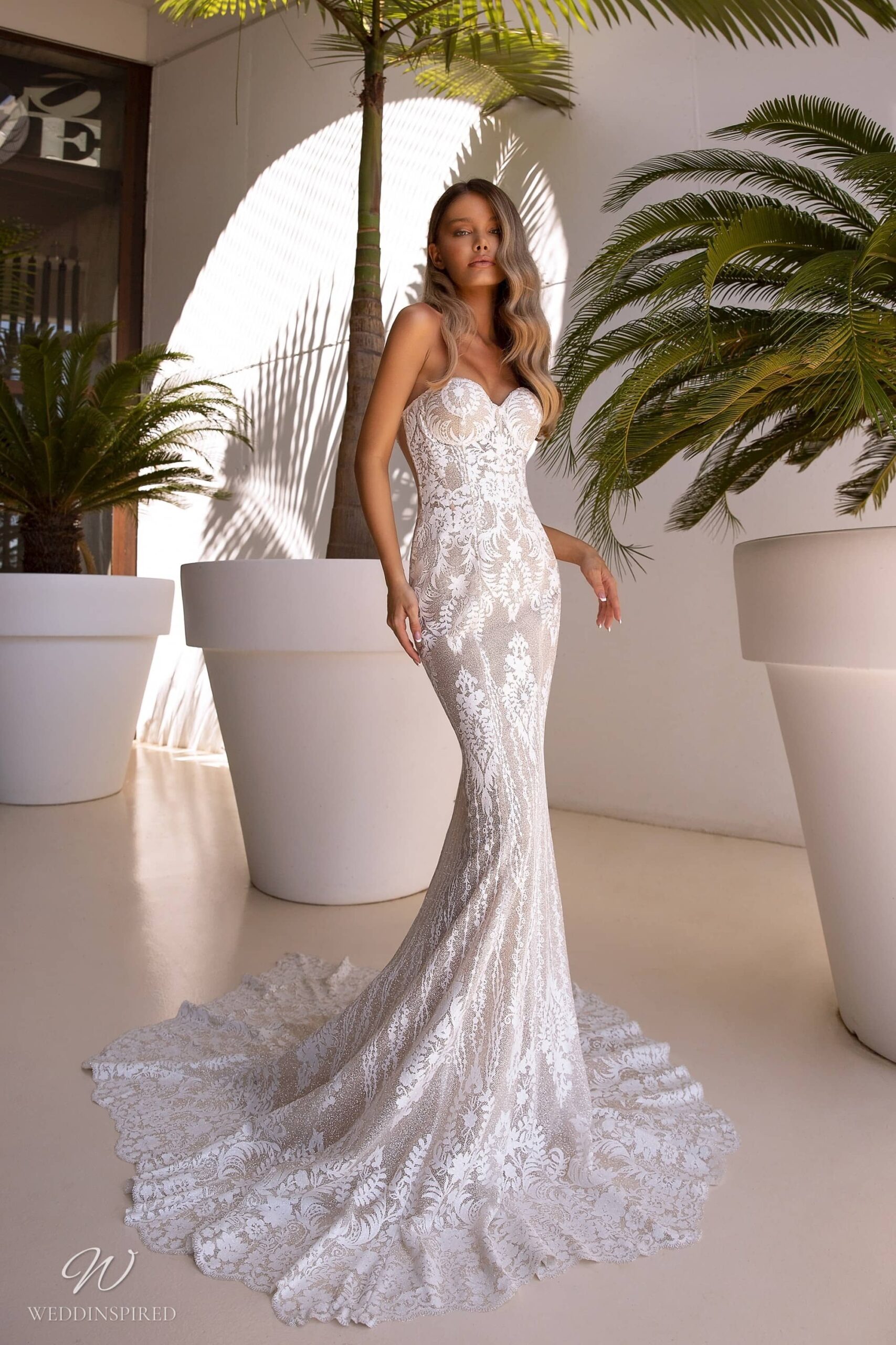 tina valerdi wedding dresses jayla strapless lace mermaid
