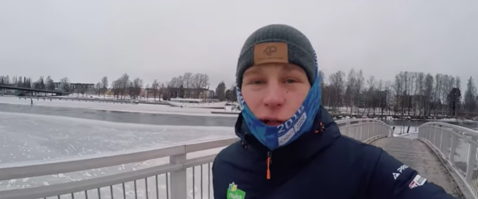 Finnish cross country skier suffers frozen penis in freezing conditions